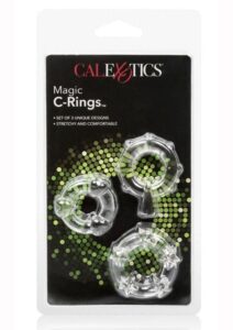 Magic C Rings Cock Rings (3 Piece Set) - Clear