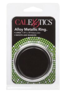Alloy Metallic Cock Ring - Large - 1.75in - Silver