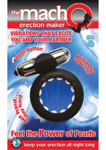 The MachO Erection Maker Cock Ring - Black