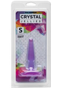 Crystal Jellies - Small Butt Plug - Purple