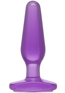 Crystal Jellies Butt Plug - Medium - Purple