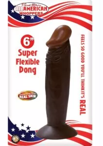 All American Whoppers Dildo 6in - Chocolate