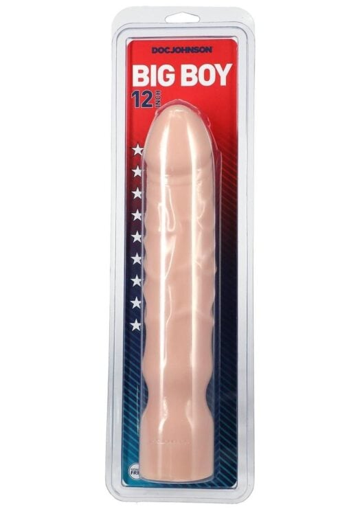 Classic Big Boy Dildo 12in - Vanilla