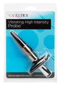Vibrating High Intensity Probe Butt Plug - Smoke