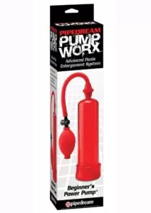 Pump Worx Beginner`s Power Pump Advanced Penis Enlargement System - Red