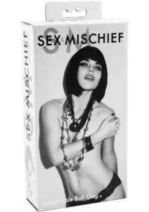 Sex and Mischief Breathable Ball Gag - Black