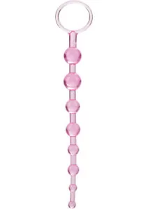 First Time Love Anal Beads - Pink