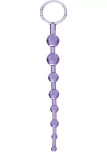 First Time Love Anal Beads - Purple
