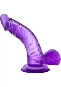 B Yours Sweet N` Hard 8 Dildo with Balls 6.5in - Purple