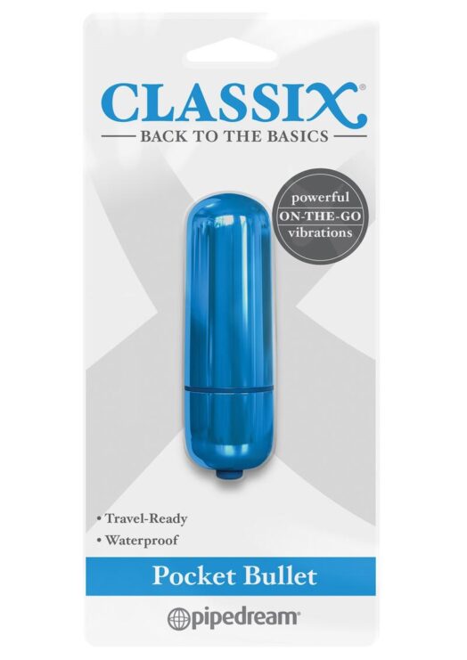 Classix Vibrating Pocket Bullet - Blue