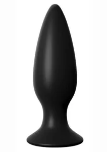 Anal Fantasy Elite Large Silicone Rechargeable Plug Waterproof - Black