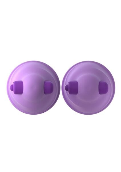 Fantasy For Her Silicone Vibrating Nipple Suck Hers Waterproof 2in - Purple