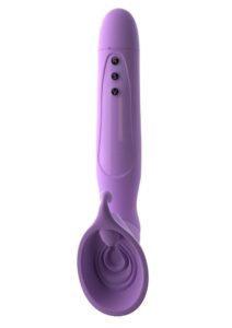 Fantasy For Her Silicone Vibrating Roto Suck-Her Stimulator - Purple