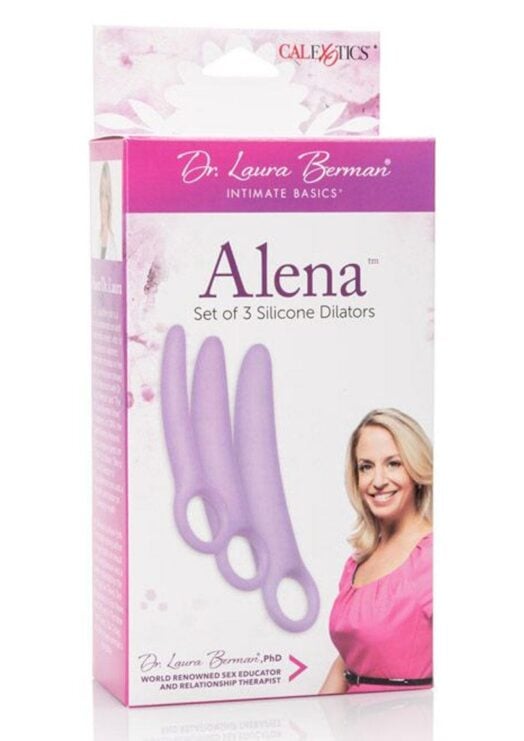 Dr. Laura Berman Alena Silicone Dialators Set (3 Piece Kit)- Purple