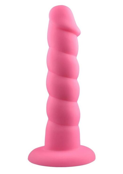 Suga` Daddy Silicone Dildo 9.5in - Pink