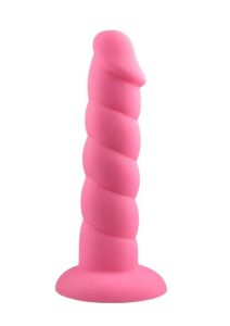 Suga` Daddy Silicone Dildo 8in - Pink