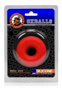 Oxballs Big Ox Super Mega Stretch Silicone Cock Ring - Red