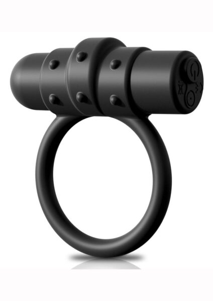 Sir Richard`s Control Rechargeable Vibrating Silicone Cock Ring - Black