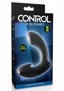 Sir Richard`s Control Silicone Prostate Massager Rechargeable Vibrating - Black
