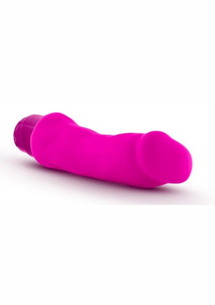 Luxe Marco Vibrating Silicone Dildo 7.75in - Pink