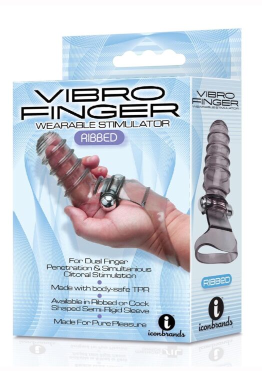 The 9`s - VibroFinger Massager - Grey