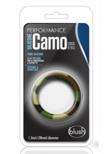 Performance Silicone Camo Cock Ring - Green Camouflage