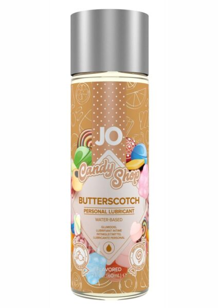 JO H2O Candy Shop Water Based Flavored Lubricant Butterscotch 2oz