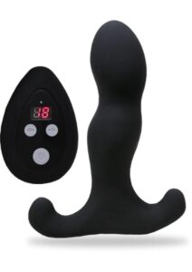 Aneros Vice 2 Vibrating Silicone P-Spot Stimulator with Remote Control - Black