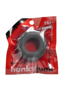 Hunkyjunk HUJ Silicone Cock Ring - Gray