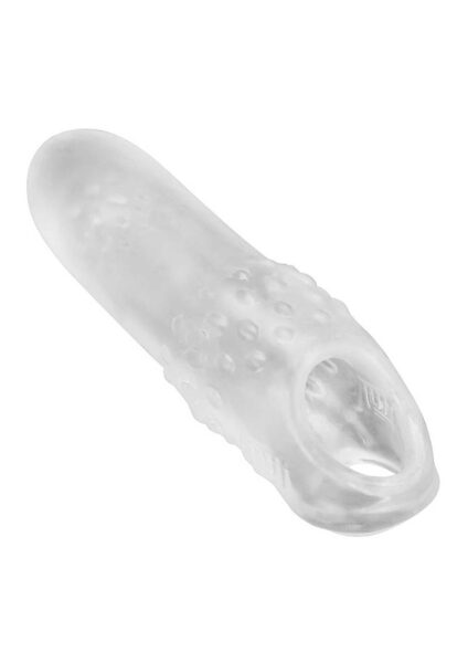 Hunkyjunk Swell Silicone Cocksheath Penis Extender 8.25in - Clear