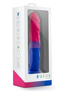 Avant Pride P8 Love Silicone Dildo 7.5in - Multicolor
