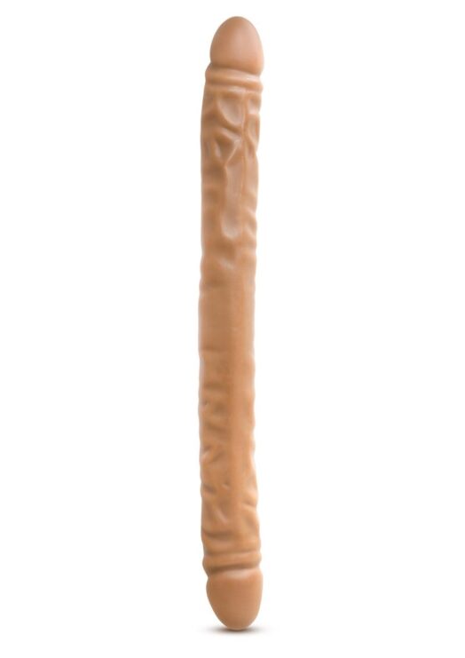 Dr. Skin Double Dildo 18in - Caramel