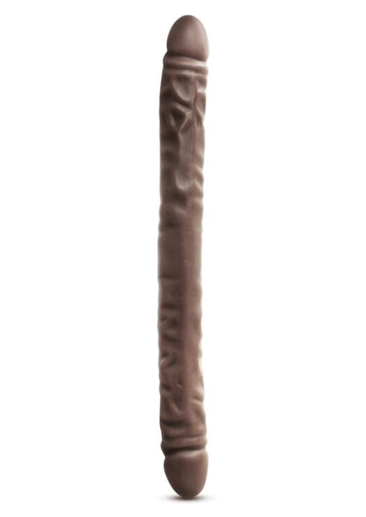 Dr. Skin Double Dildo 18in - Chocolate