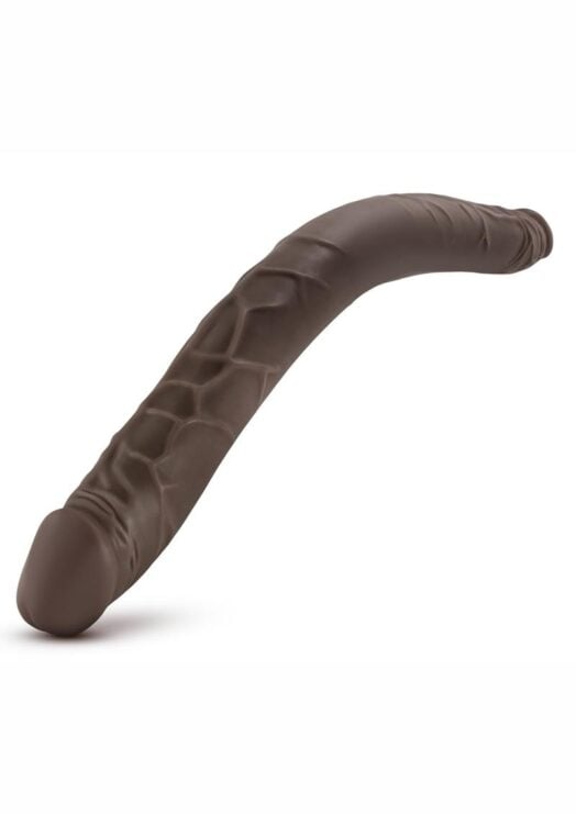 Dr. Skin Double Dildo 16in - Chocolate