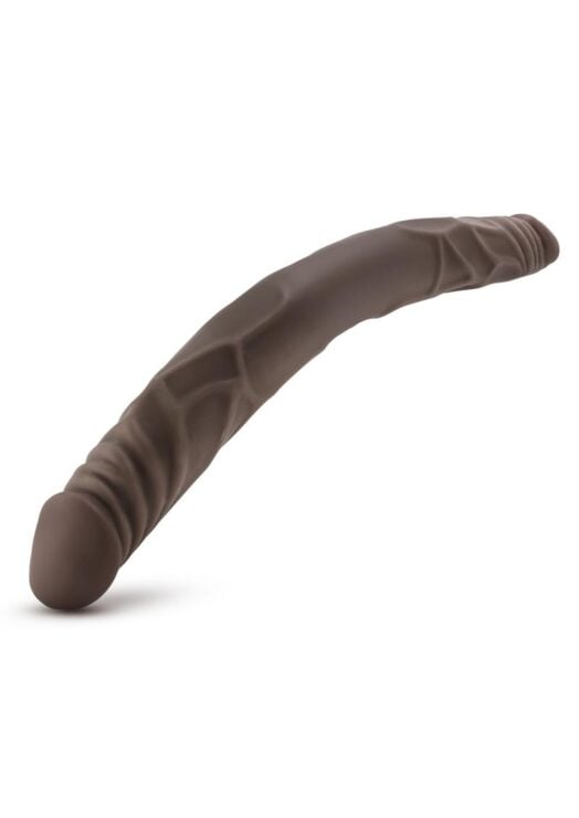 Dr. Skin Double Dildo 14in - Chocolate