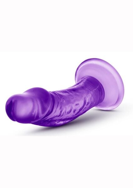 B Yours Sweet N` Small Dildo with Suction Cup 4.5in - Purple