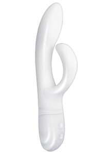 Vibes Of New York G-Spot Massage Rechargeable Silicone Vibrator -White
