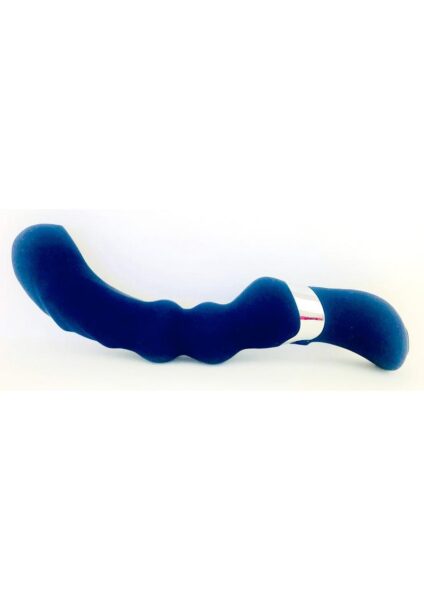 Nu Sensuelle Homme Pro-S Rechargeable Silicone Prostate Massager - Navy Blue