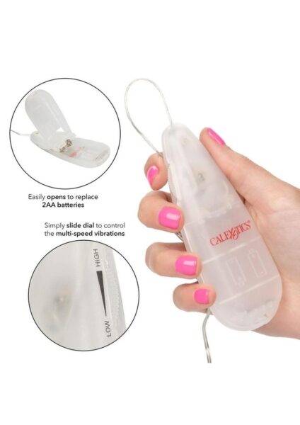 Tear Drop Bullet with Wired Remote Control 2.1in - Bulk - Clear