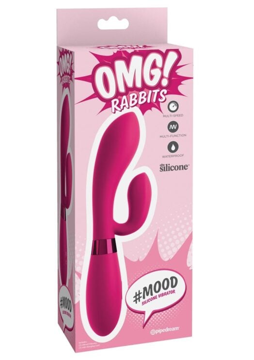 OMG! Rabbits #Mood Silicone Vibrator - Pink