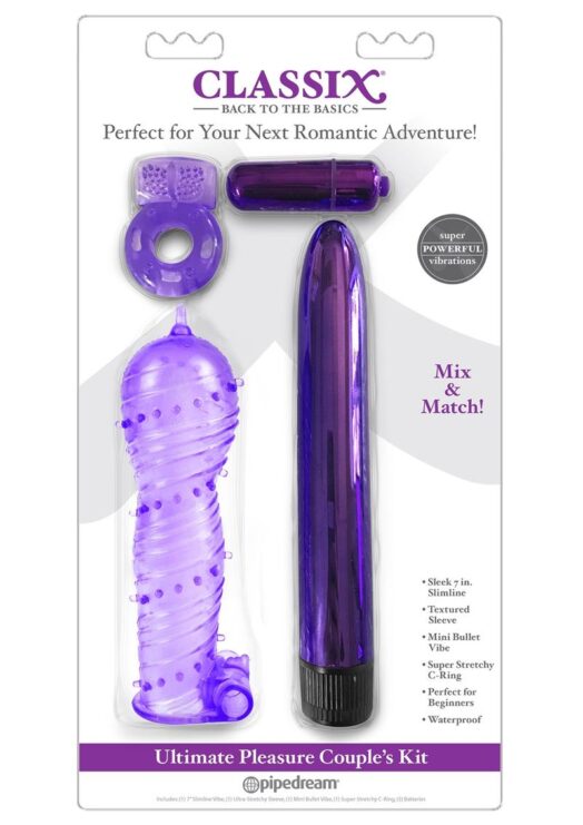 Classix Ultimate Pleasure Couple`s (4 piece kit) - Purple