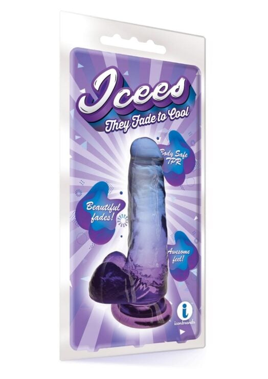 Shades Gradient Dildo 7in - Blue and Violet