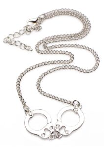 Master Series Cuff Her Handcuff Necklace - Silver