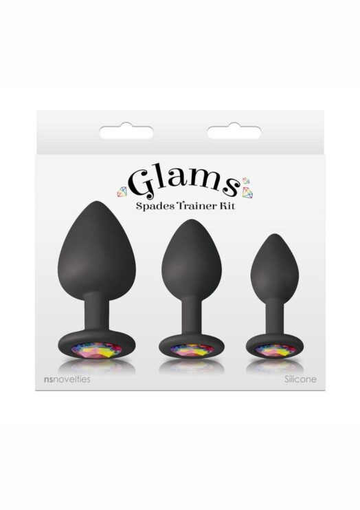 Glams Spades Trainer Kit Silicone Plugs 3pc - Black