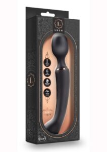 Lush Gia Rechargeable Silicone Massage Wand - Black