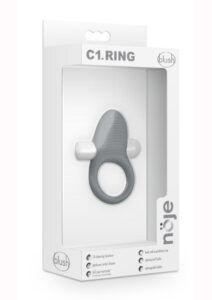 Noje C1 Rechargeable Silicone Cock Ring - Slate