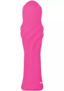 Twist and Shout Silicone Rechargeable Vibrator - Pink