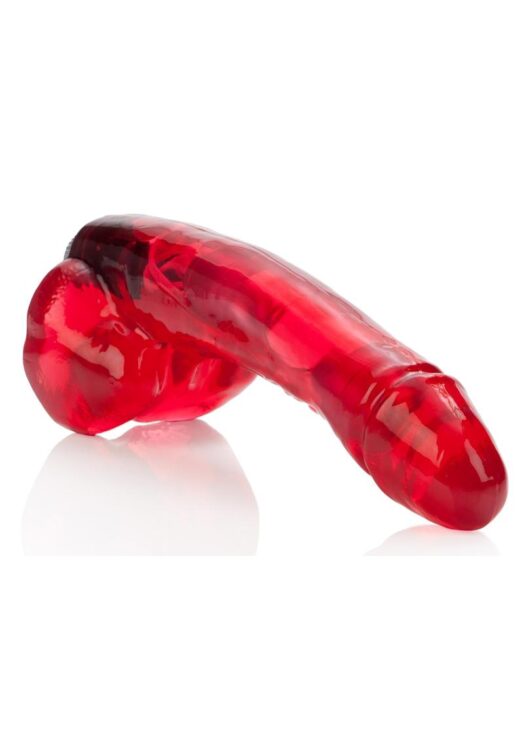 Cherry Scented Multi-Speed Vibro Dong - Red