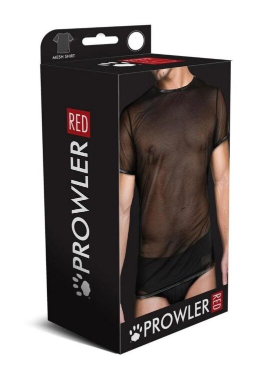 Prowler RED Mesh Tee Shirt - Large - Black