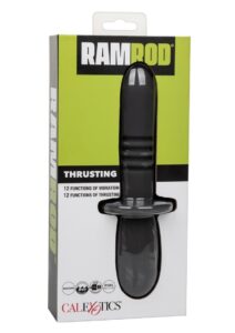 Ramrod Thrusting Rechargeable Silicone Anal Probe - Gray